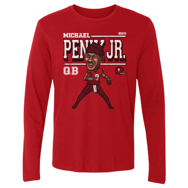 Michael Penix Jr. Men's Long Sleeve T-Shirt | 500 LEVEL
