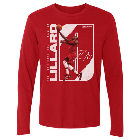 Damian Lillard Men's Long Sleeve T-Shirt | 500 LEVEL