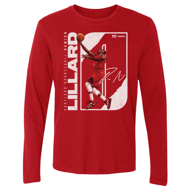 Damian Lillard Men's Long Sleeve T-Shirt | 500 LEVEL