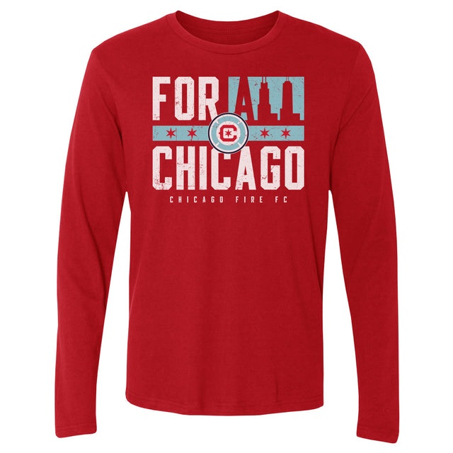 Chicago Fire FC Men's Long Sleeve T-Shirt | 500 LEVEL