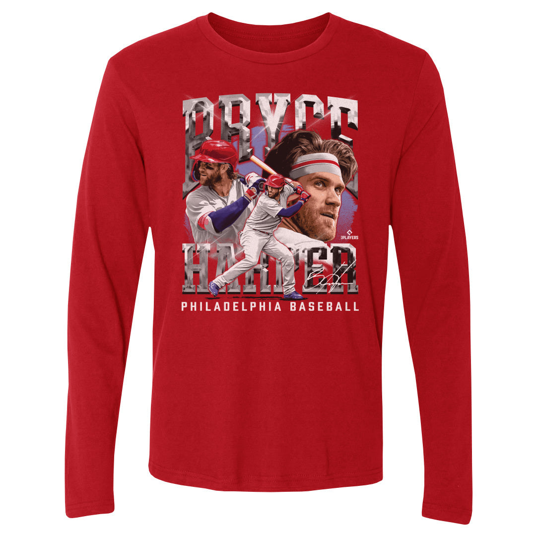 Bryce Harper Men's Long Sleeve T-Shirt | 500 LEVEL
