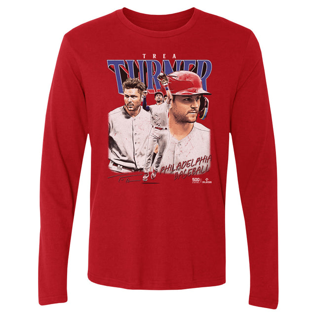 Trea Turner Men's Long Sleeve T-Shirt | 500 LEVEL