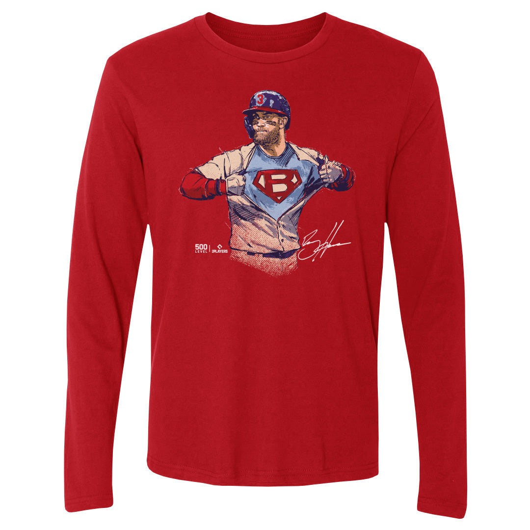 Bryce Harper Men's Long Sleeve T-Shirt | 500 LEVEL