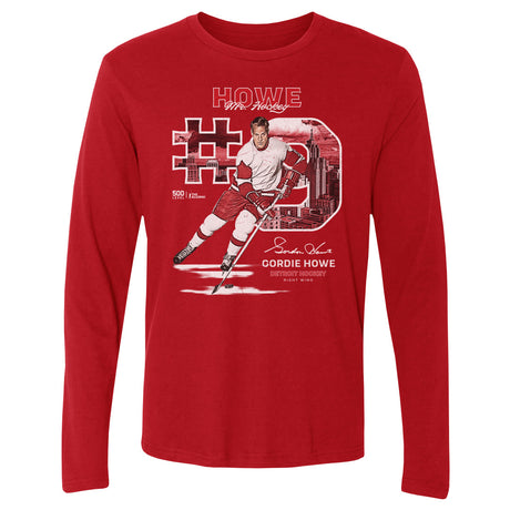 Gordie Howe Men's Long Sleeve T-Shirt | 500 LEVEL