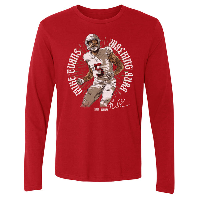 Mike Evans Men's Long Sleeve T-Shirt | 500 LEVEL