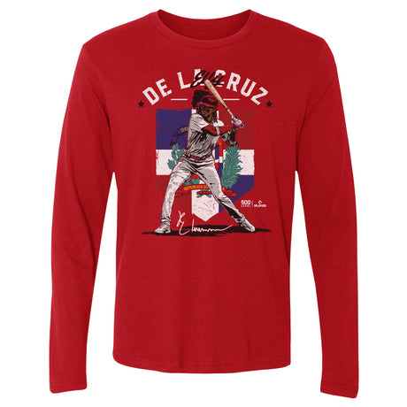 Elly De La Cruz Men's Long Sleeve T-Shirt | 500 LEVEL
