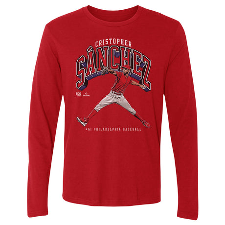 Cristopher Sanchez Men's Long Sleeve T-Shirt | 500 LEVEL