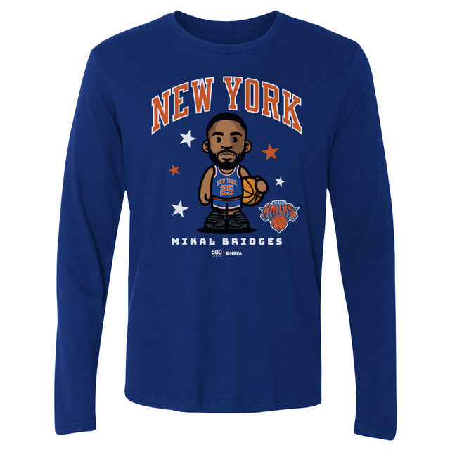 Mikal Bridges Men's Long Sleeve T-Shirt | 500 LEVEL