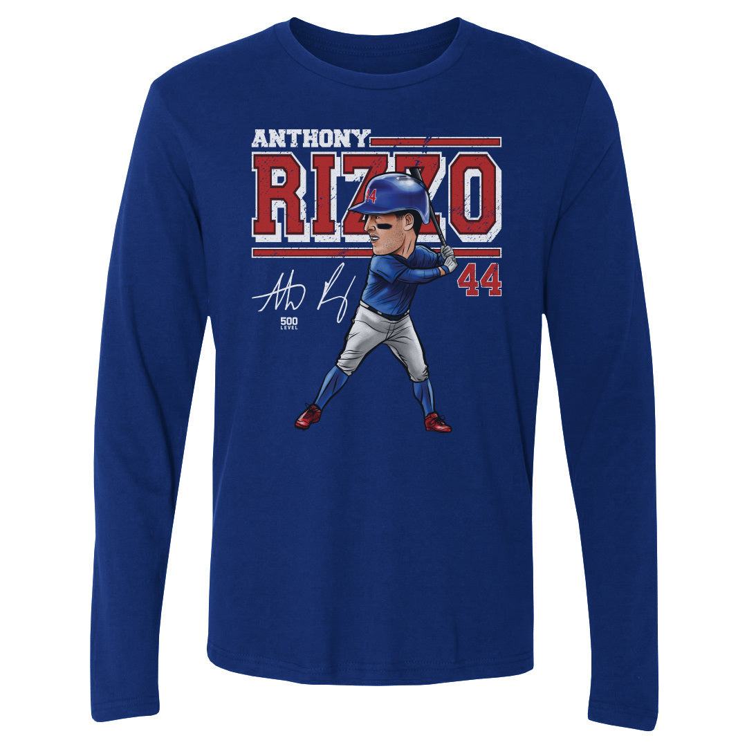 Anthony Rizzo Men's Long Sleeve T-Shirt | 500 LEVEL