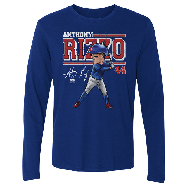 Anthony Rizzo Men's Long Sleeve T-Shirt | 500 LEVEL