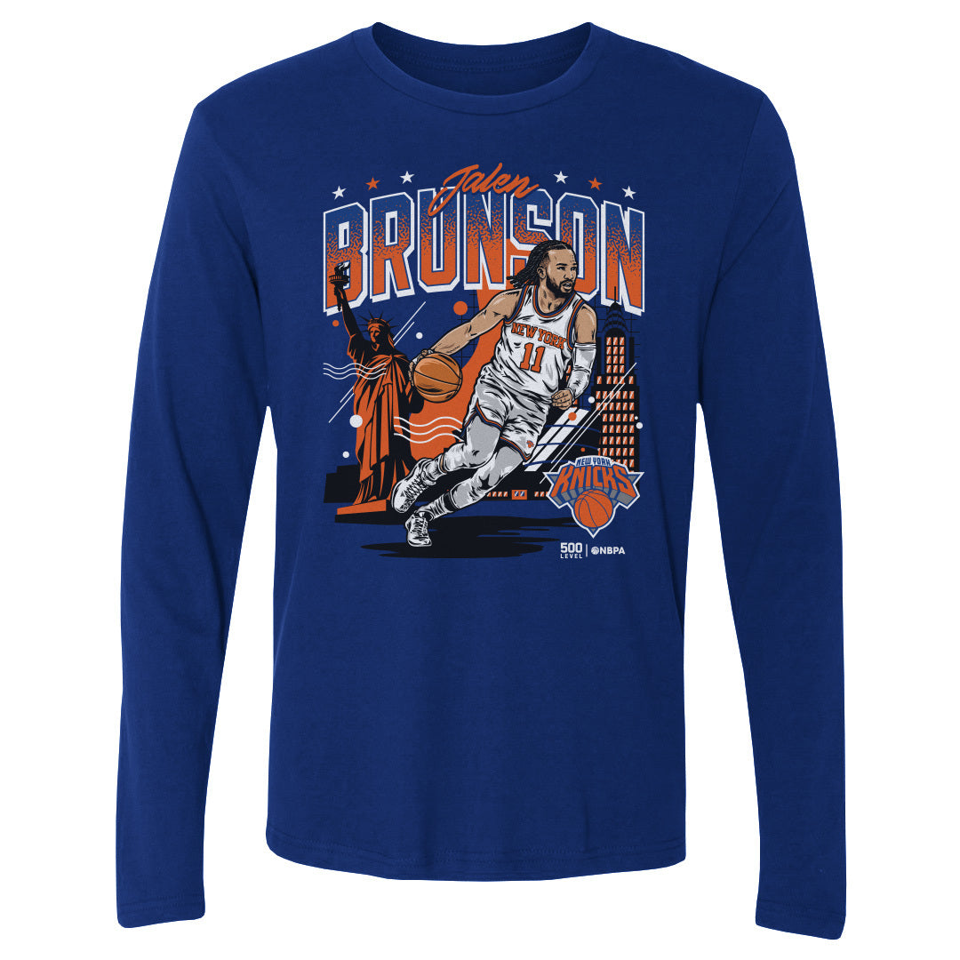 Jalen Brunson Men's Long Sleeve T-Shirt | 500 LEVEL