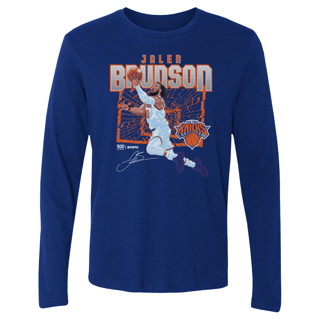 Jalen Brunson Men's Long Sleeve T-Shirt | 500 LEVEL