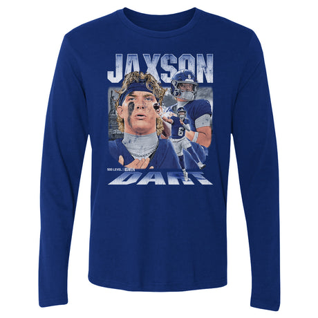 Jaxson Dart Men's Long Sleeve T-Shirt | 500 LEVEL