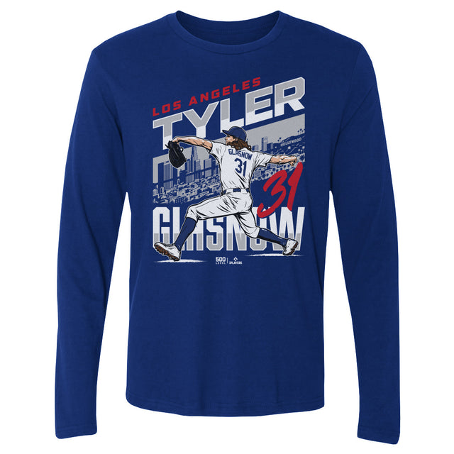 Tyler Glasnow Men's Long Sleeve T-Shirt | 500 LEVEL