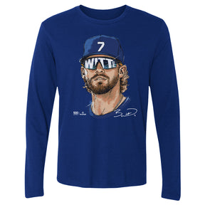 Bobby Witt Jr. Men's Long Sleeve T-Shirt | 500 LEVEL