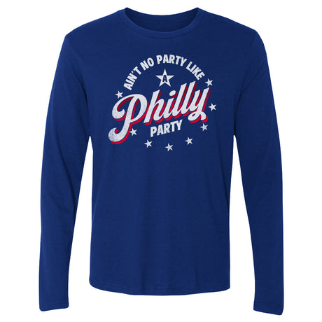 Philadelphia Basketball Men's Long Sleeve T-Shirt | 500 LEVEL