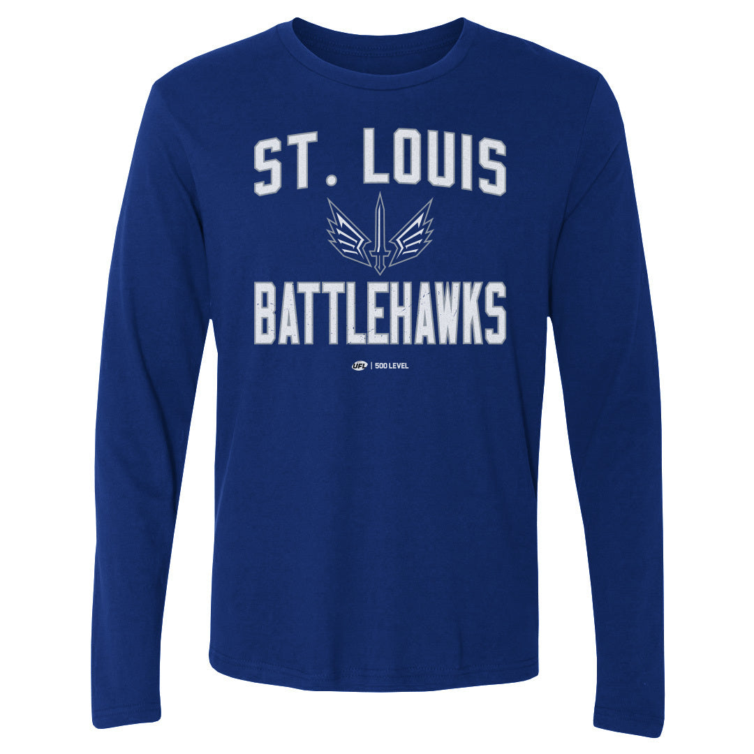 St. Louis Battlehawks Men's Long Sleeve T-Shirt | 500 LEVEL