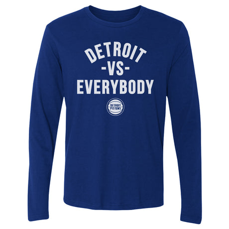 Detroit Pistons Men's Long Sleeve T-Shirt | 500 LEVEL