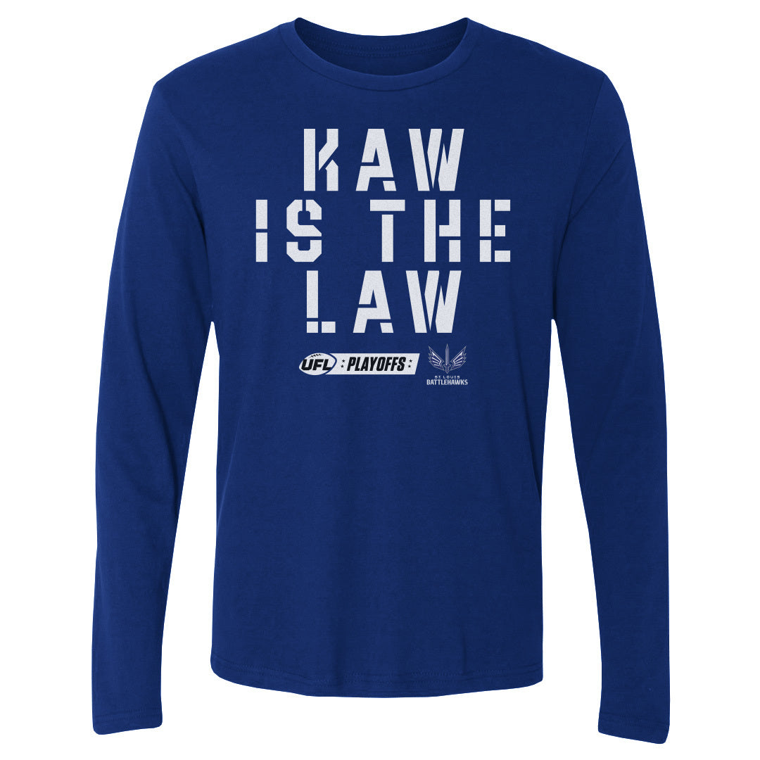St. Louis Battlehawks Men's Long Sleeve T-Shirt | 500 LEVEL