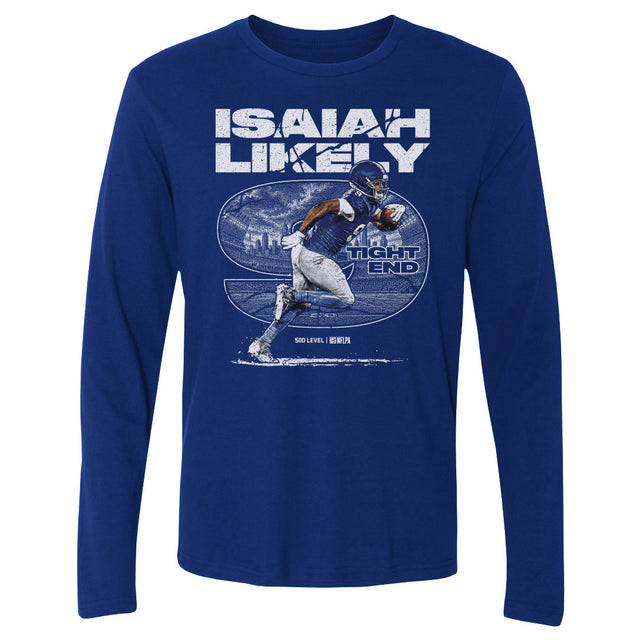 Isaiah Likely Men's Long Sleeve T-Shirt | 500 LEVEL