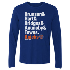 New York Knicks Men's Long Sleeve T-Shirt | 500 LEVEL