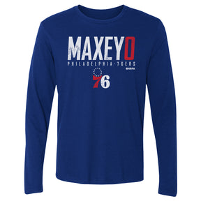 Tyrese Maxey Men's Long Sleeve T-Shirt | 500 LEVEL