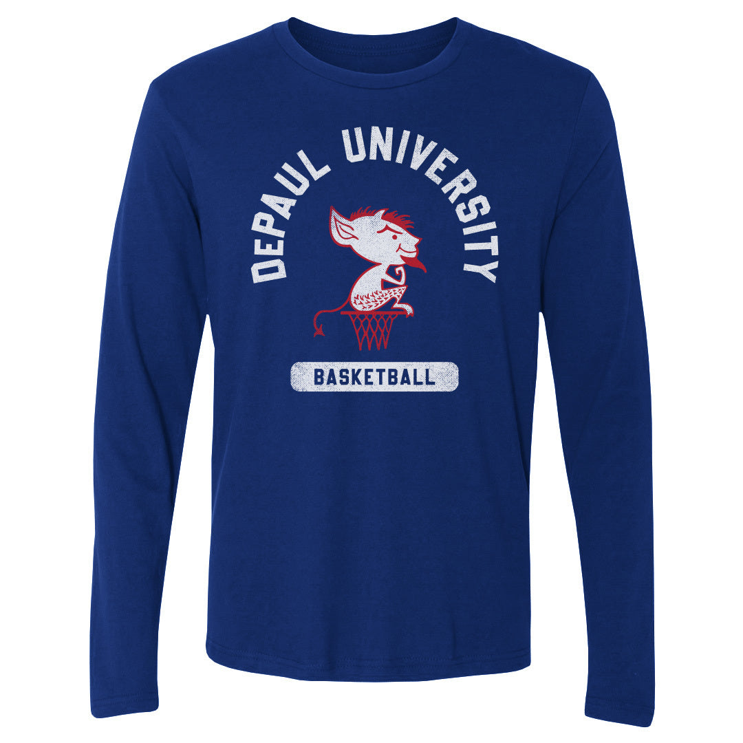 DePaul Blue Demons Men's Long Sleeve T-Shirt | 500 LEVEL