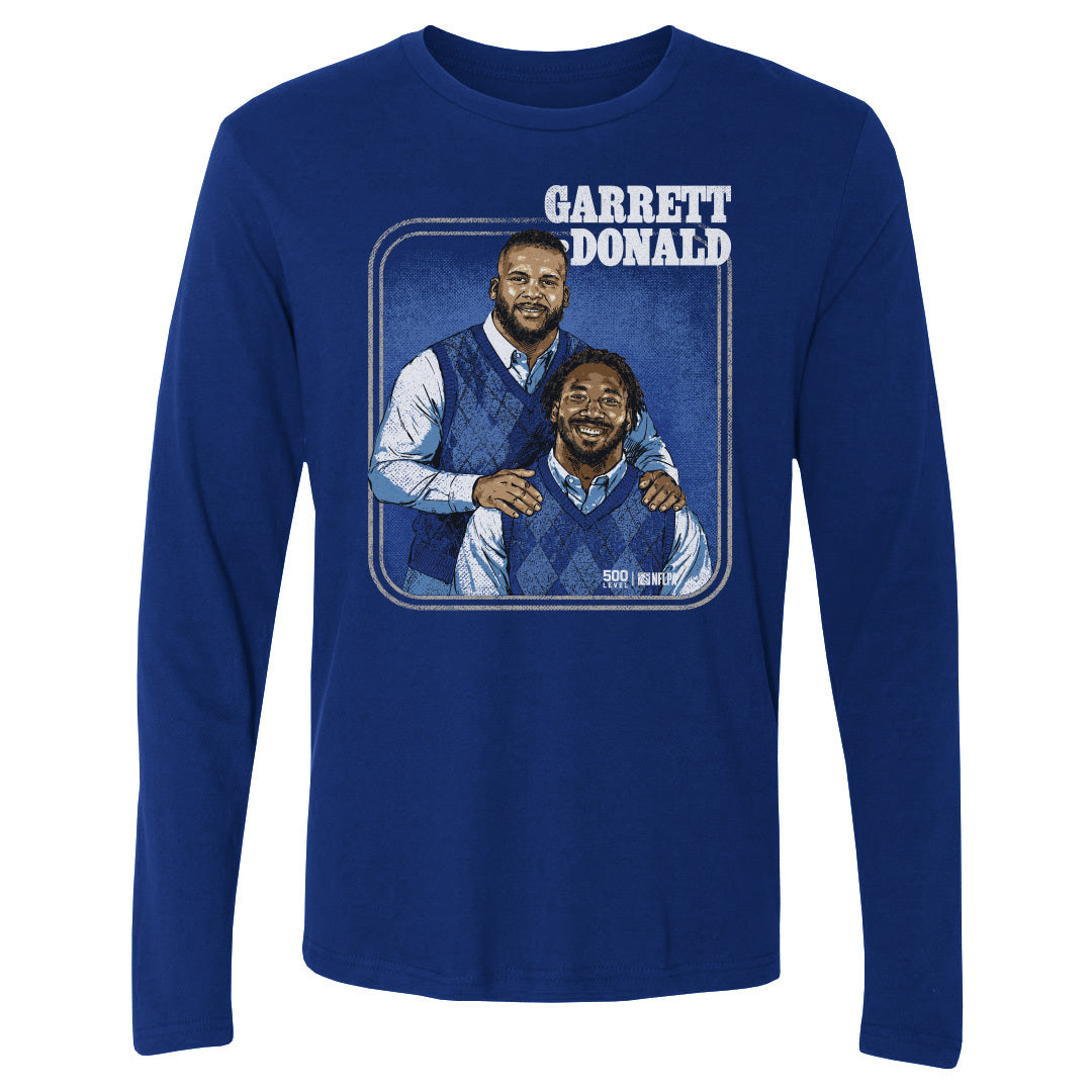 Aaron Donald Men's Long Sleeve T-Shirt | 500 LEVEL