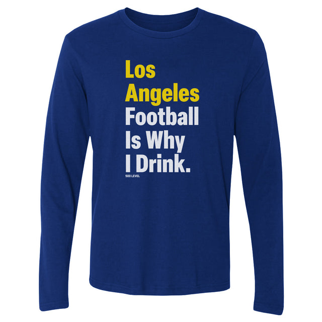 Los Angeles Football Men's Long Sleeve T-Shirt | 500 LEVEL
