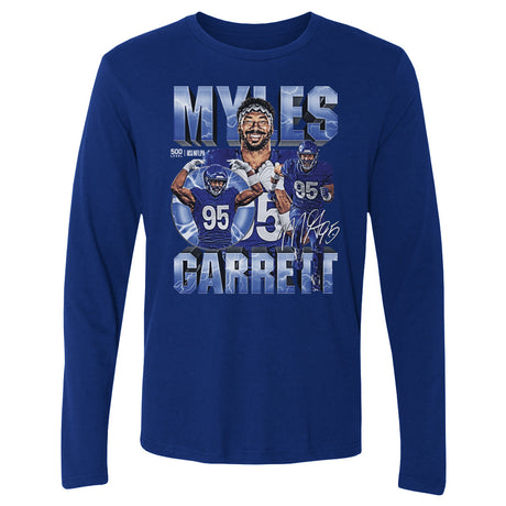 Myles Garrett Men's Long Sleeve T-Shirt | 500 LEVEL