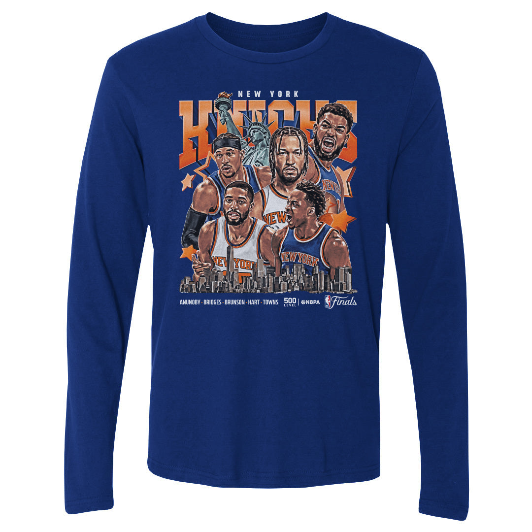 New York Knicks Men's Long Sleeve T-Shirt | 500 LEVEL
