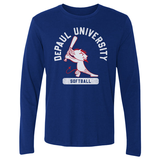 DePaul Blue Demons Men's Long Sleeve T-Shirt | 500 LEVEL