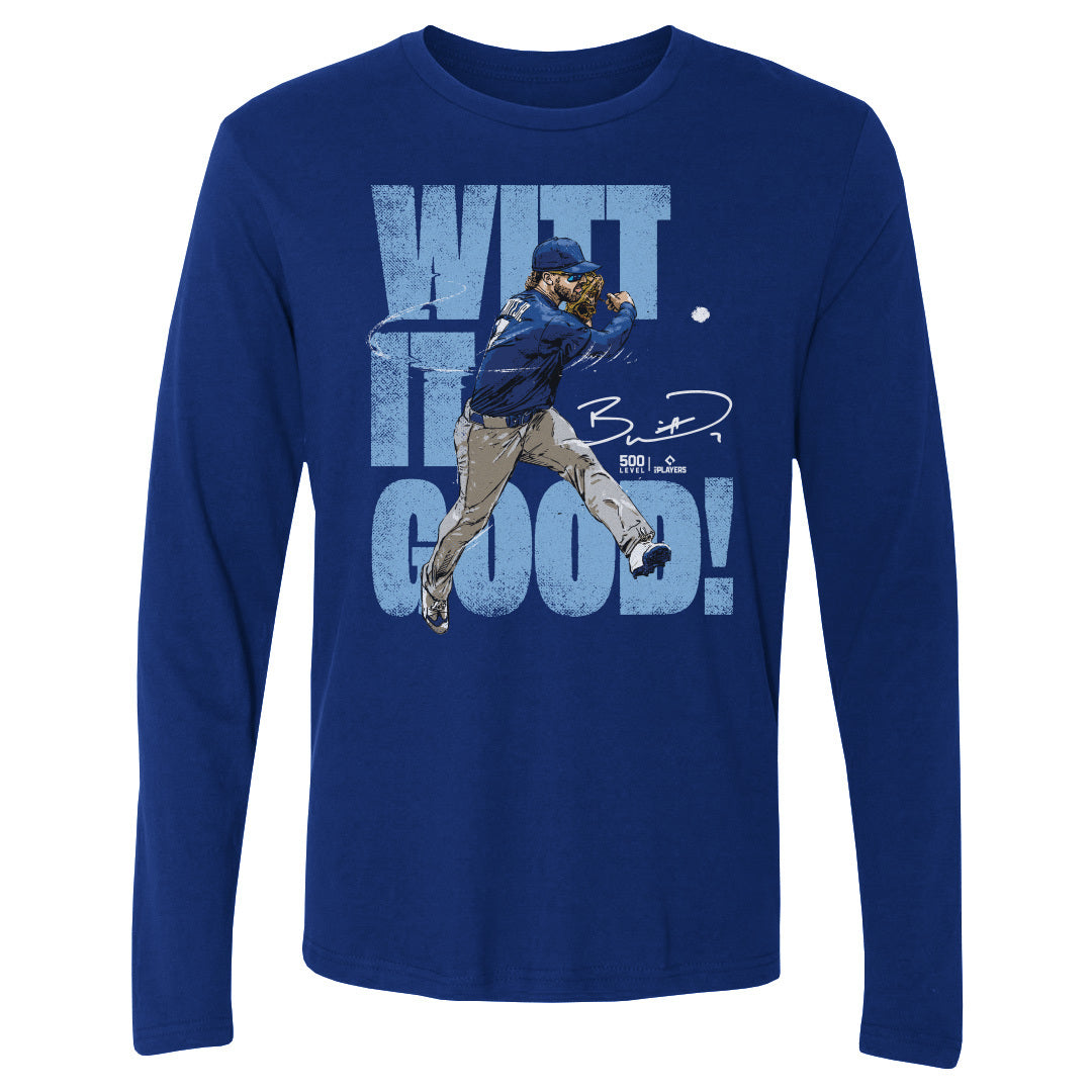 Bobby Witt Jr. Men's Long Sleeve T-Shirt | 500 LEVEL