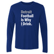 Detroit Football Men's Long Sleeve T-Shirt | 500 LEVEL