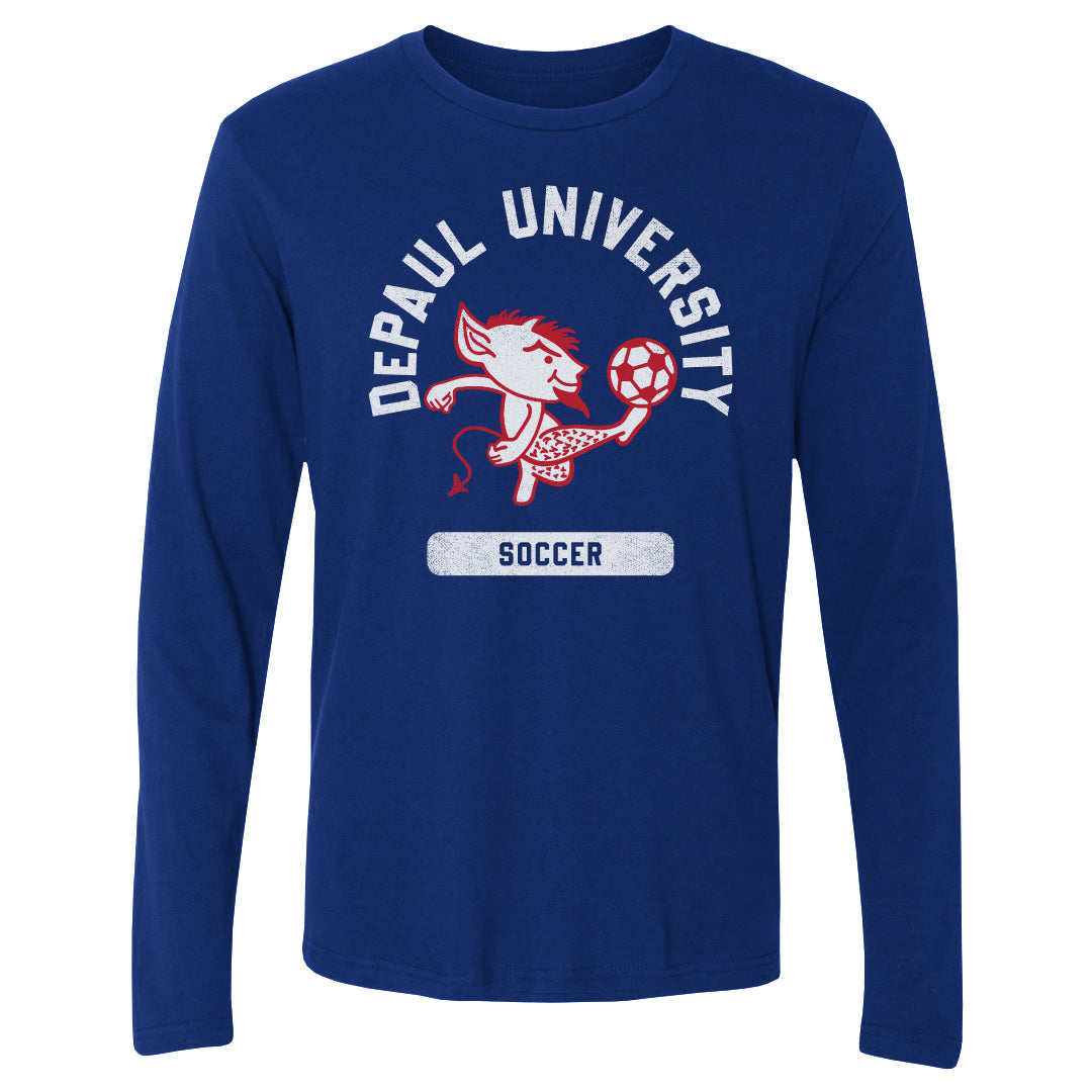 DePaul Blue Demons Men's Long Sleeve T-Shirt | 500 LEVEL