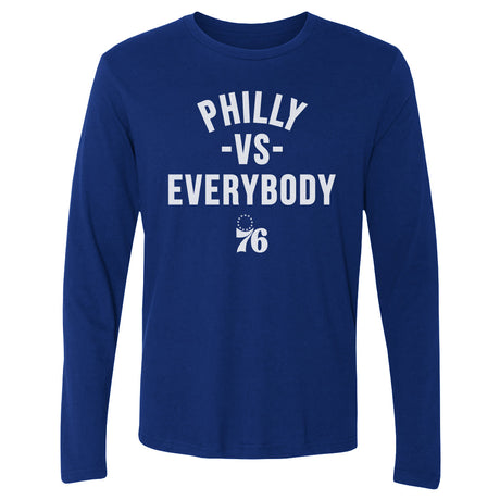 Philadelphia 76ers Men's Long Sleeve T-Shirt | 500 LEVEL