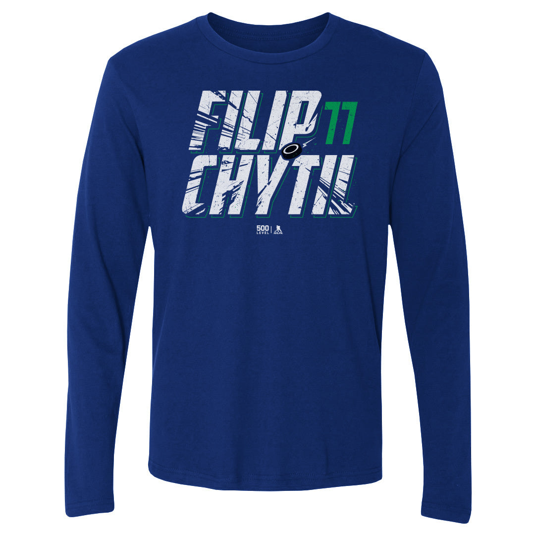 Filip Chytil Men's Long Sleeve T-Shirt | 500 LEVEL
