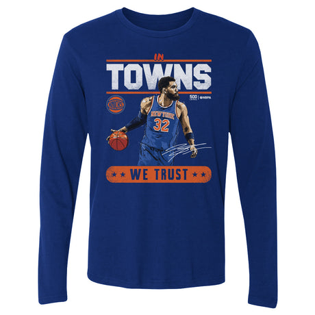 Karl-Anthony Towns Men's Long Sleeve T-Shirt | 500 LEVEL