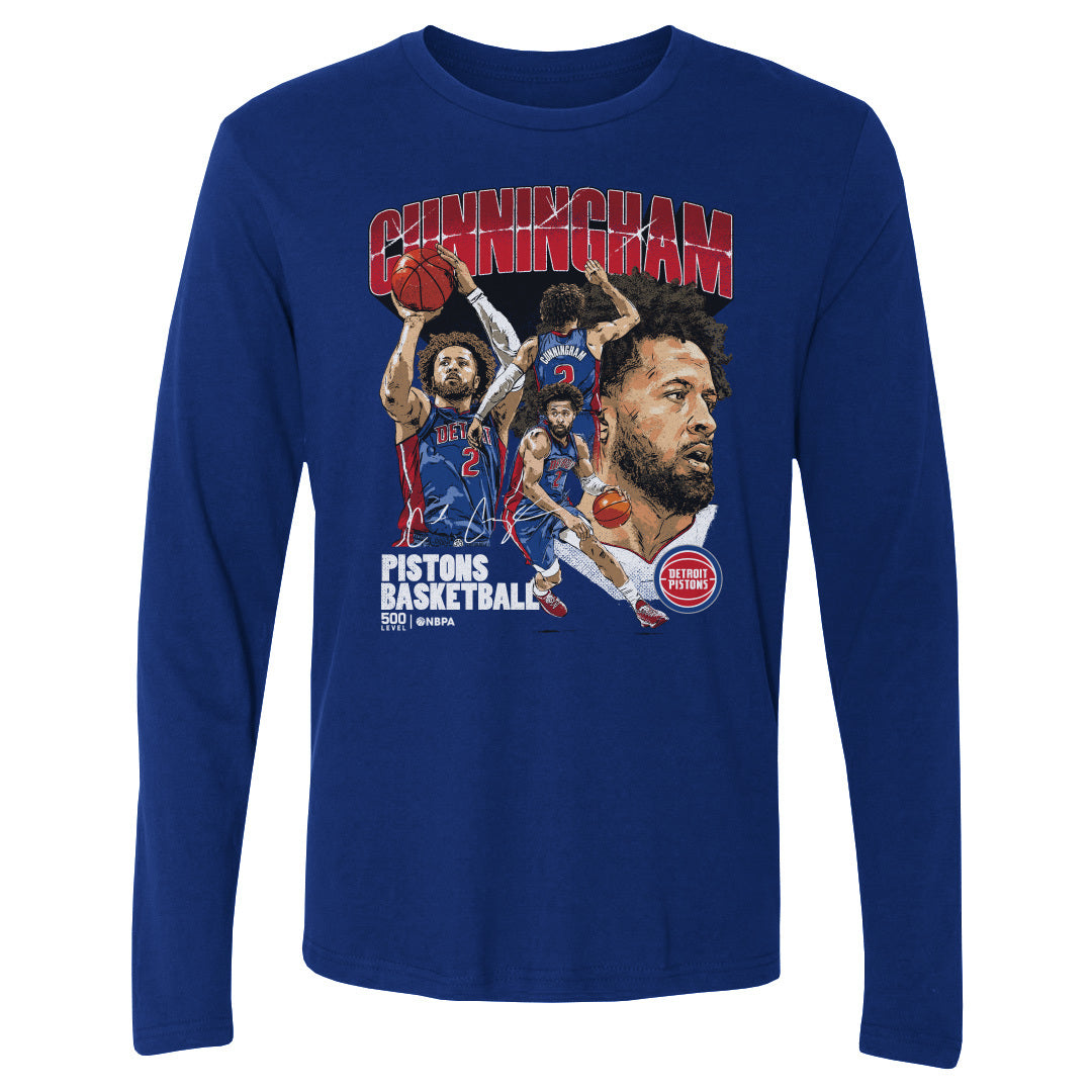 Cade Cunningham Men's Long Sleeve T-Shirt | 500 LEVEL