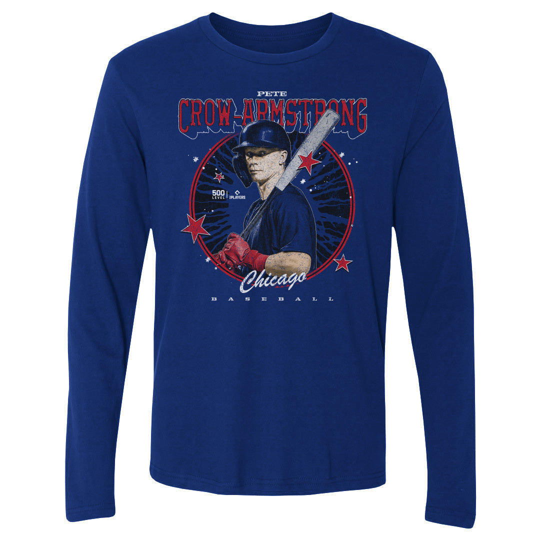 Pete Crow-Armstrong Men's Long Sleeve T-Shirt | 500 LEVEL
