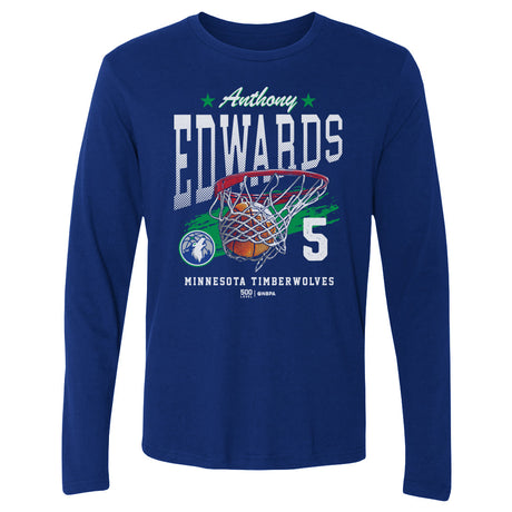 Anthony Edwards Men's Long Sleeve T-Shirt | 500 LEVEL