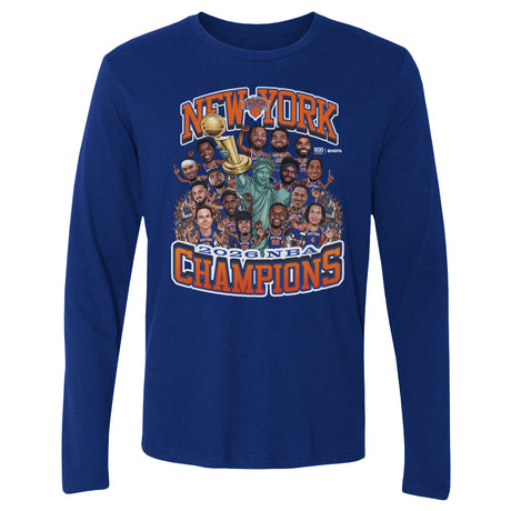 New York Knicks Men's Long Sleeve T-Shirt | 500 LEVEL
