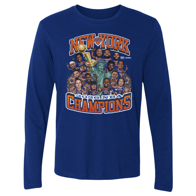 New York Knicks Men's Long Sleeve T-Shirt | 500 LEVEL