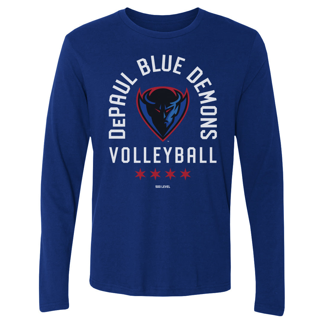 DePaul Blue Demons Men's Long Sleeve T-Shirt | 500 LEVEL