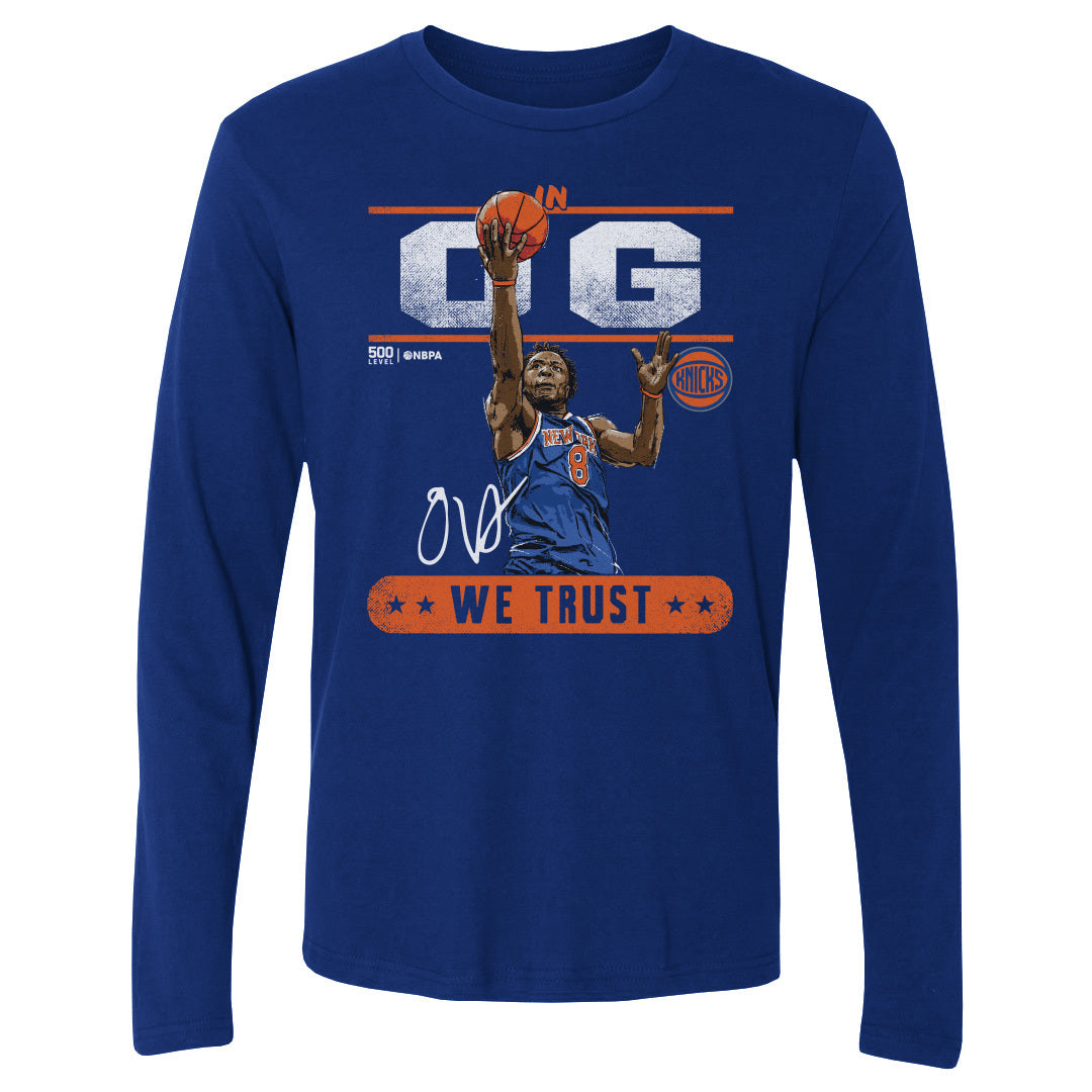 OG Anunoby Men's Long Sleeve T-Shirt | 500 LEVEL