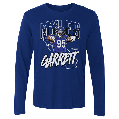Myles Garrett Men's Long Sleeve T-Shirt | 500 LEVEL