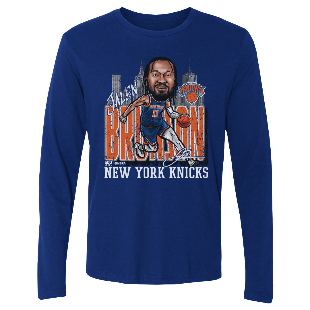 Jalen Brunson Men's Long Sleeve T-Shirt | 500 LEVEL