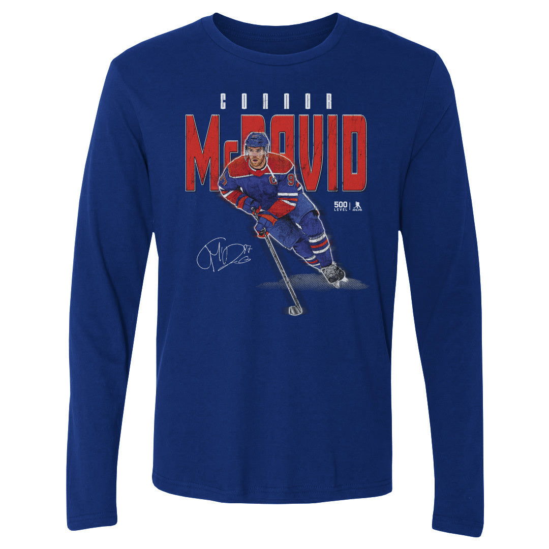 Connor McDavid Men's Long Sleeve T-Shirt | 500 LEVEL