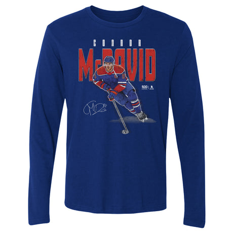 Connor McDavid Men's Long Sleeve T-Shirt | 500 LEVEL