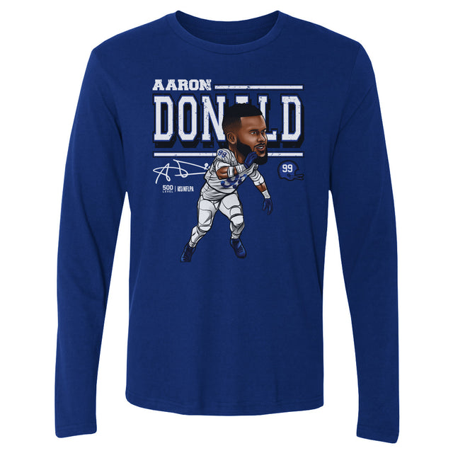 Aaron Donald Men's Long Sleeve T-Shirt | 500 LEVEL
